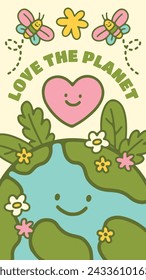Earth Day Celebration. Happy earth day Background. April 22. Vector illustration design Template for Poster, Banner, Flyer, Card, Post, Cover, Campaign, Event. Save the Earth concept. go green.