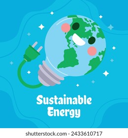 Earth Day Celebration. Happy earth day Background. April 22. Vector illustration design Template for Poster, Banner, Flyer, Card, Post, Cover, Campaign, Event. Save the Earth concept. go green.