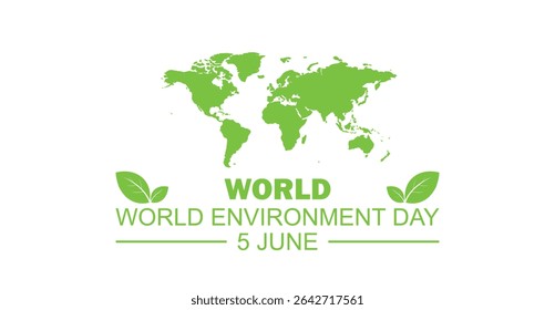 Earth day colorful postcard on white background. Concept of earth day, ecology and nature template for creative use. World environment day. Flat cartoon vector illustration