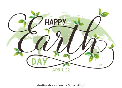Earth Day concept background. Vector EPS10.