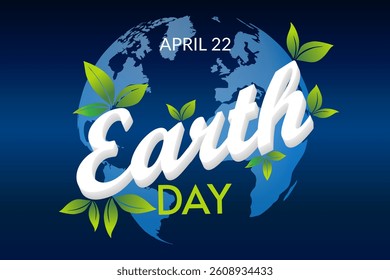 Earth Day concept background. Vector EPS10.