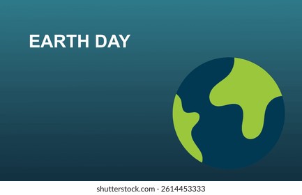 Earth Day concept background.  Vector for websites, mobile interfaces, presentations, banner, visual branding etc. Vector illustration. EPS 10