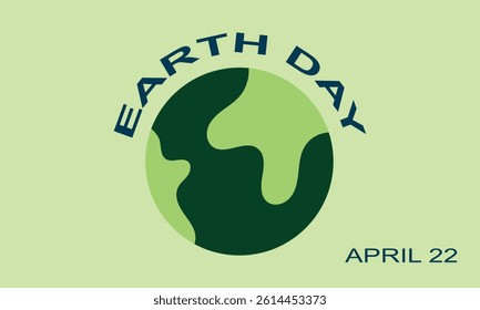 Earth Day concept background.  Vector for websites, mobile interfaces, presentations, banner, visual branding etc. Vector illustration. EPS 10