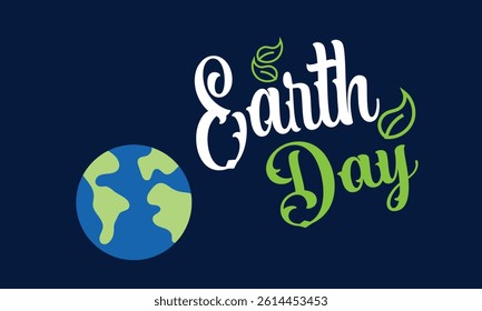 Earth Day concept background.  Vector for websites, mobile interfaces, presentations, banner, visual branding etc. Vector illustration. EPS 10