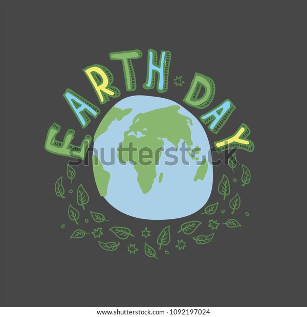 Earth Day Concept Design Banner Background Stock Vector (Royalty Free ...