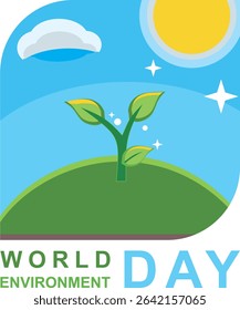Earth Day concept design. Environment, ecology and nature. Banner, poster, abstract background in modern geometric style. Vector illustration of environmental theme