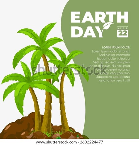 Earth day concept. eco friendly design. Save the Earth concept. Happy Earth Day, 22 April