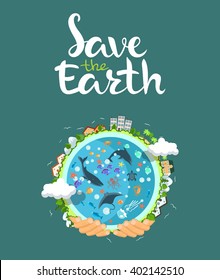 Save Earth Posters Images Stock Photos Vectors Shutterstock