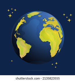 earth day concept. illustration vector
