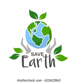 Earth day concept illustration vector