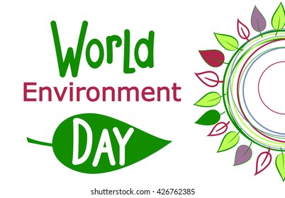 Earth Day Concept, Isolated On White Background