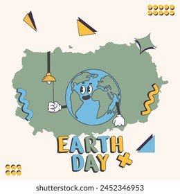 earth day design poster, save our earth