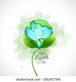 Earth Day. Eco friendly concept. Vector illustration. Earth day concept. World environment day background. Save the earth. Happy Earth Day Poster or Banner Background.