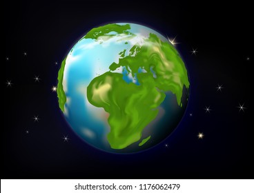 Earth Day. Eco friendly concept. Vector illustration. Earth day concept. World environment day background. Save the earth. Happy Earth Day Poster or Banner Background.