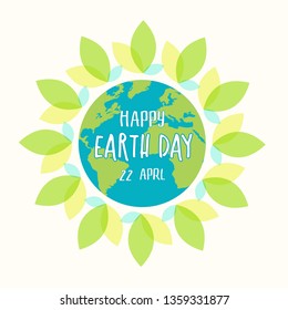 Earth Day. Eco friendly concept