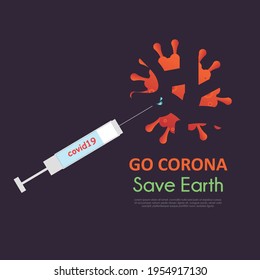 Earth Day. Eco friendly concept. Vector illustration. Earth day concept. World environment day background. Save the earth. Happy Earth Day Poster or Banner Background. Stop Corona Virus