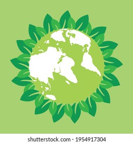 Earth Day. Eco friendly concept. Vector illustration. Earth day concept. World environment day background. Save the earth. Happy Earth Day Poster or Banner Background. Stop Corona Virus