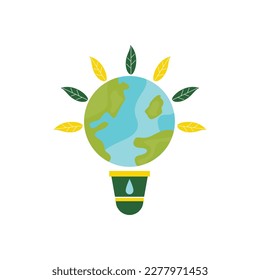 Earth Day. Eco friendly concept. Vector illustration. Earth day concept. World environment day background. Save the earth. Happy Earth Day Poster or Banner Background