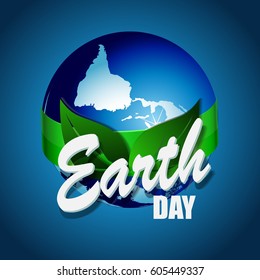Earth Day. Eco friendly ecology concept. Flat Vector illustration. Earth day flat concept. World environment day background. Save the earth.
