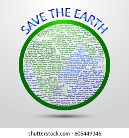 Earth Day. Eco friendly ecology concept. Flat Vector illustration. Earth day flat concept. World environment day background. Save the earth.