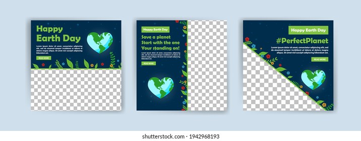 Earth Day. Education to protect the environment. Banner vector for social media ads, web ads, business messages, discount flyers and big sale banners.