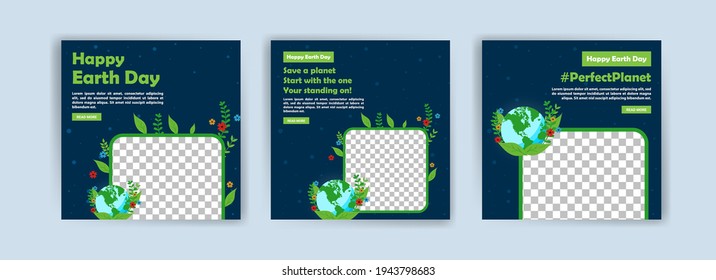 Earth Day. Education to protect the environment. Banner vector for social media ads, web ads, business messages, discount flyers and big sale banners.