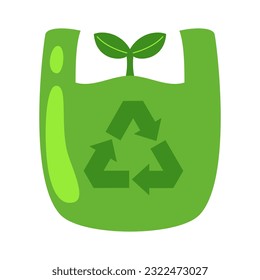 Earth Day Element Illustration, Green Energy For Sustainable Development Technology. Go Green And  Recyclable Symbol