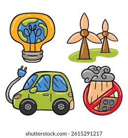 Earth Day Element Vector Illustration