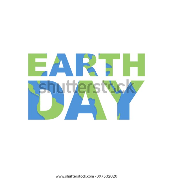 Earth Day Emblem Logo Celebration Planet Stock Image Download Now