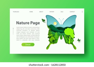 Earth day and environment information template for pollution and nature banners design. eps 10 vector.
