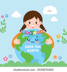 Earth Day, Environmental Vector Illustration