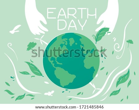 
Earth day, everyone on Earth will gradually help make this world a better place. Stock photo © 