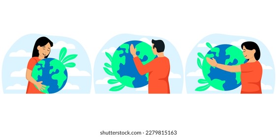 Earth Day Flat Bundle Design