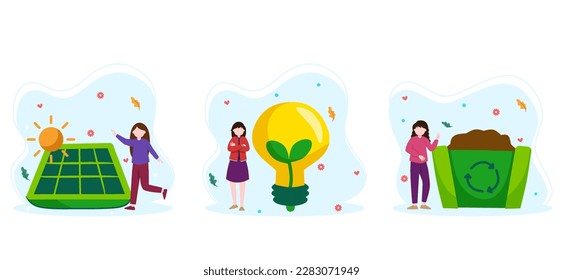 Earth Day Flat Bundle Design