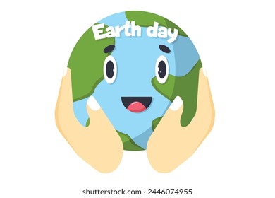 Earth Day Flat Design Illustration