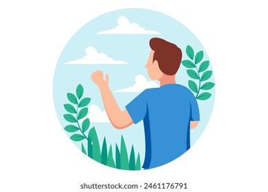 Earth Day Flat Design Illustration