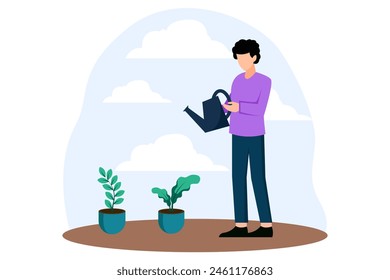 Earth Day Flat Design Illustration