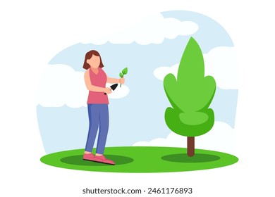 Earth Day Flat Design Illustration