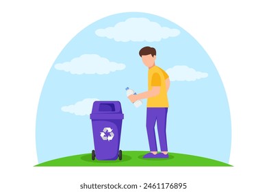 Earth Day Flat Design Illustration