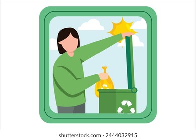 Earth Day Flat Illustration Design
