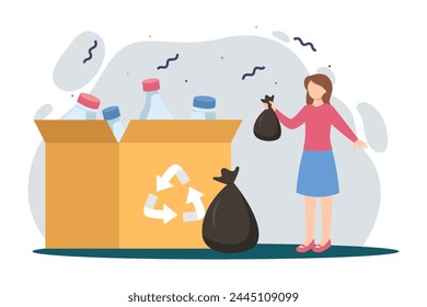 Earth Day Flat Illustration Design