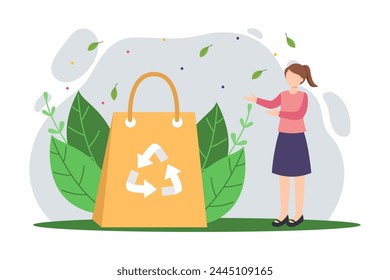 Earth Day Flat Illustration Design