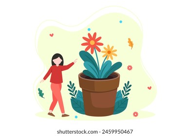 Earth Day Flat Illustration Design