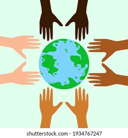 Hands holding globe Images, Stock Photos & Vectors | Shutterstock