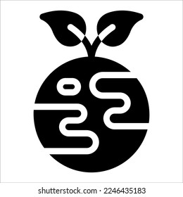 Earth Day-Symbol, Vektorgrafik