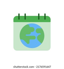 earth day icon, warning us to always take care of the earth.
