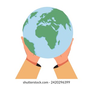 Conjunto de ilustraciones del Día de la Tierra. Conceptos vectores para diseño gráfico y web, presentación de negocios, marketing y material impreso. Día Internacional de la Madre Tierra. Ecología y protección del medio ambiente