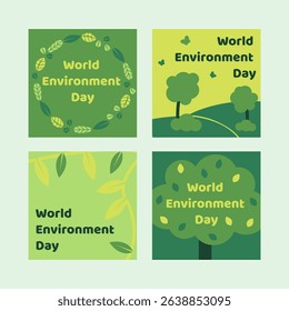 Earth day illustration set. Vector concepts for graphic and web design, business presentation, marketing and print material. Ecology and environmental protection.