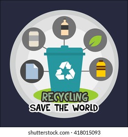 Earth day illustration template Template
