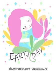 Earth Day Illustration. Vektorkonzepte für Grafik- und Webdesign, Business-Präsentation, Marketing und Print-Material.